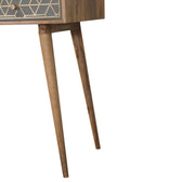 Dice Writing Desk | Oak Solid Mango Wood