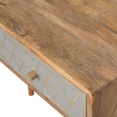 Dice Console Table | Oak Mango Wood