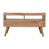 White Marble Top Media Unit