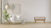 White Marble Top Media Unit