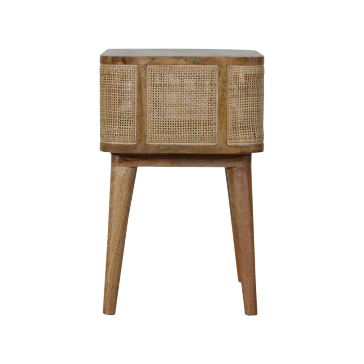 Close-knit Open Slot Bedside Table