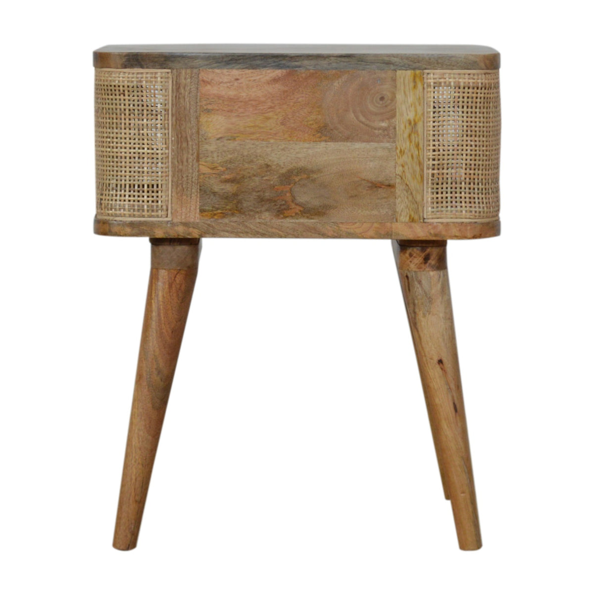 Close-knit Open Slot Bedside Table