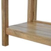 Breakfast Table With 2 Stools Footstool | Oak Solid Mango Wood