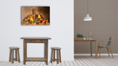 Breakfast Table With 2 Stools Footstool | Oak Solid Mango Wood