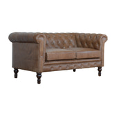 Buffalo Leather Chesterfield Chest of Drawers