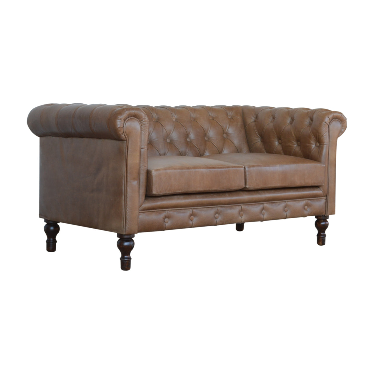 Buffalo Leather Chesterfield Chest of Drawers