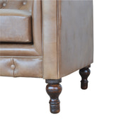 Buffalo Leather Chesterfield Chest of Drawers