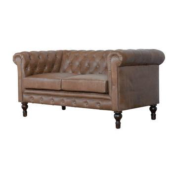Buffalo Leather Chesterfield Chest of Drawers