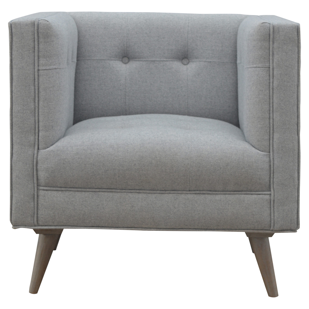 Grey Tweed Chair