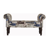 City Printed Bedroom Bench