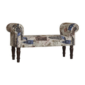 City Printed Bedroom Bench