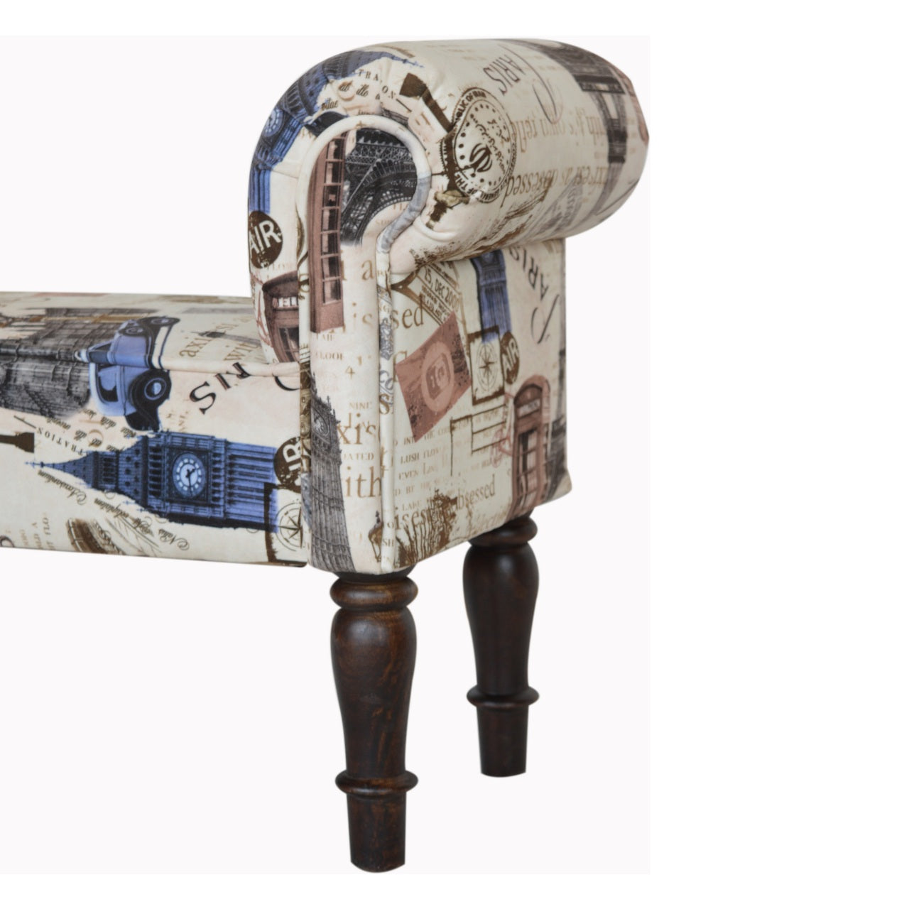 IN1275 - City Printed Bedroom Bench