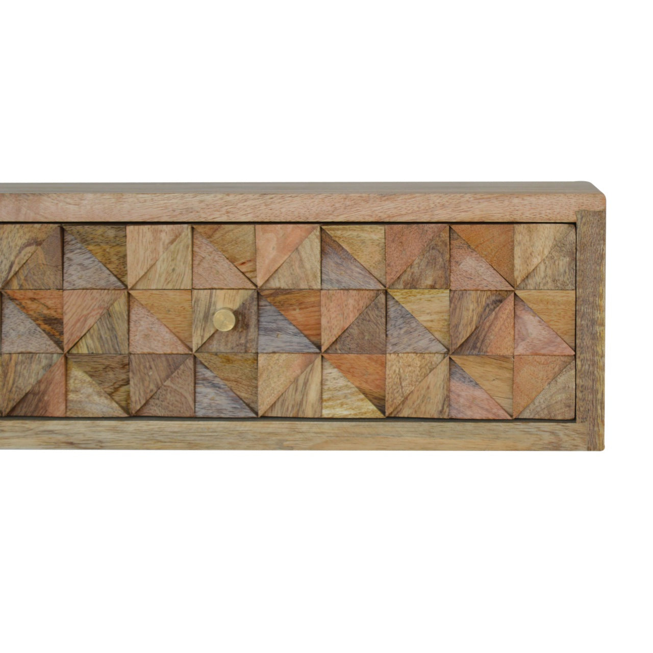 Floating Diamond Carve Bedside Table