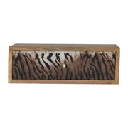 Floating Animal Print Bedside Table | Wall-Mounted