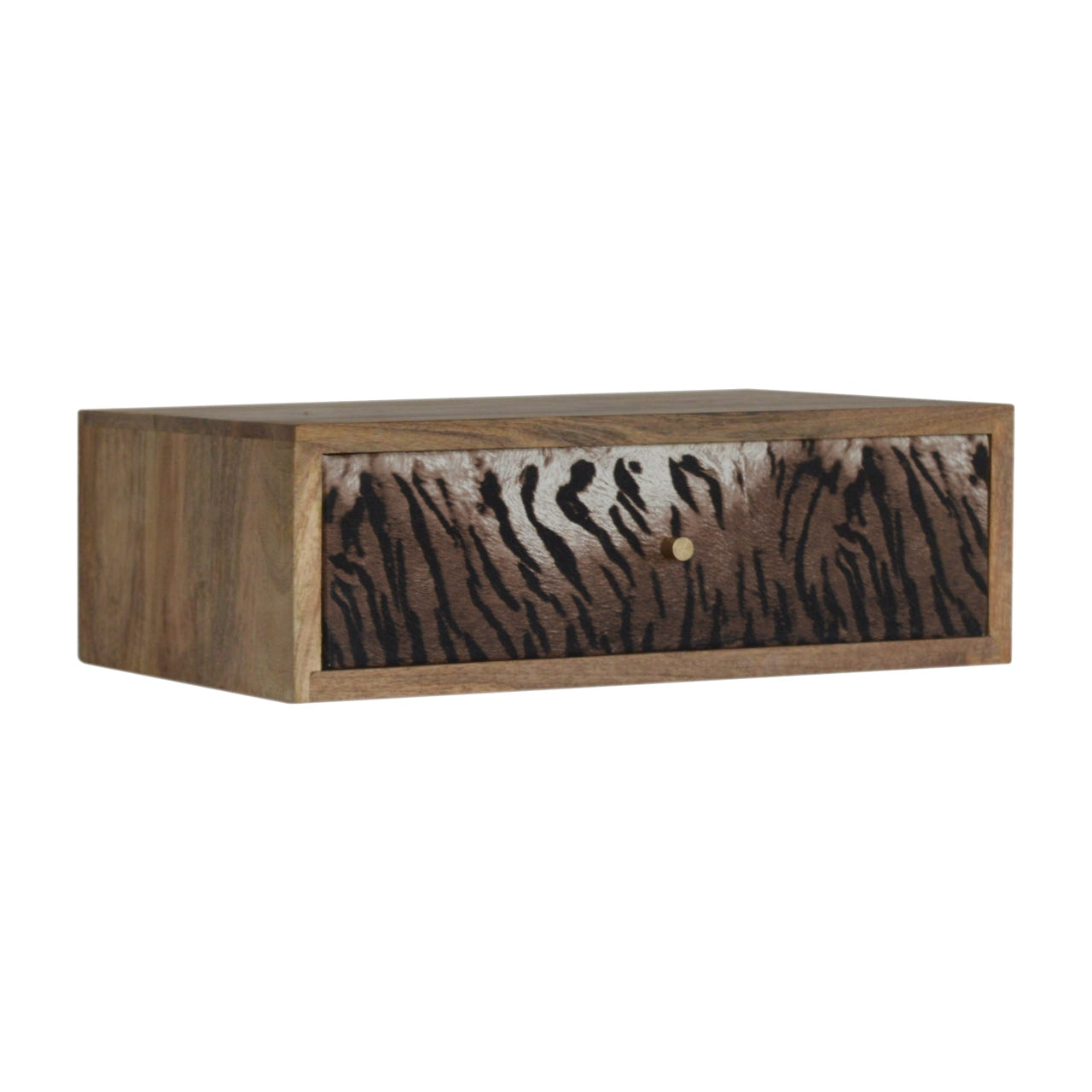 Floating Animal Print Bedside Table | Wall-Mounted