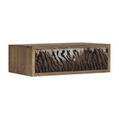 Floating Animal Print Bedside Table | Wall-Mounted