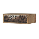 Floating Animal Print Bedside Table | Wall-Mounted
