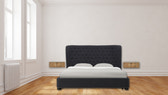 Wall Mounted Prism Bedside Table | Oak Solid Mango Wood Wall-Mounted