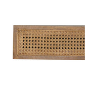 Wall Mounted Ratten Bedside Table | Oak Rattan Wall-Mounted