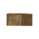 Wall Mounted Ratten Bedside Table | Oak Rattan Wall-Mounted
