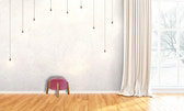 Pink Velvet Cone Footstool
