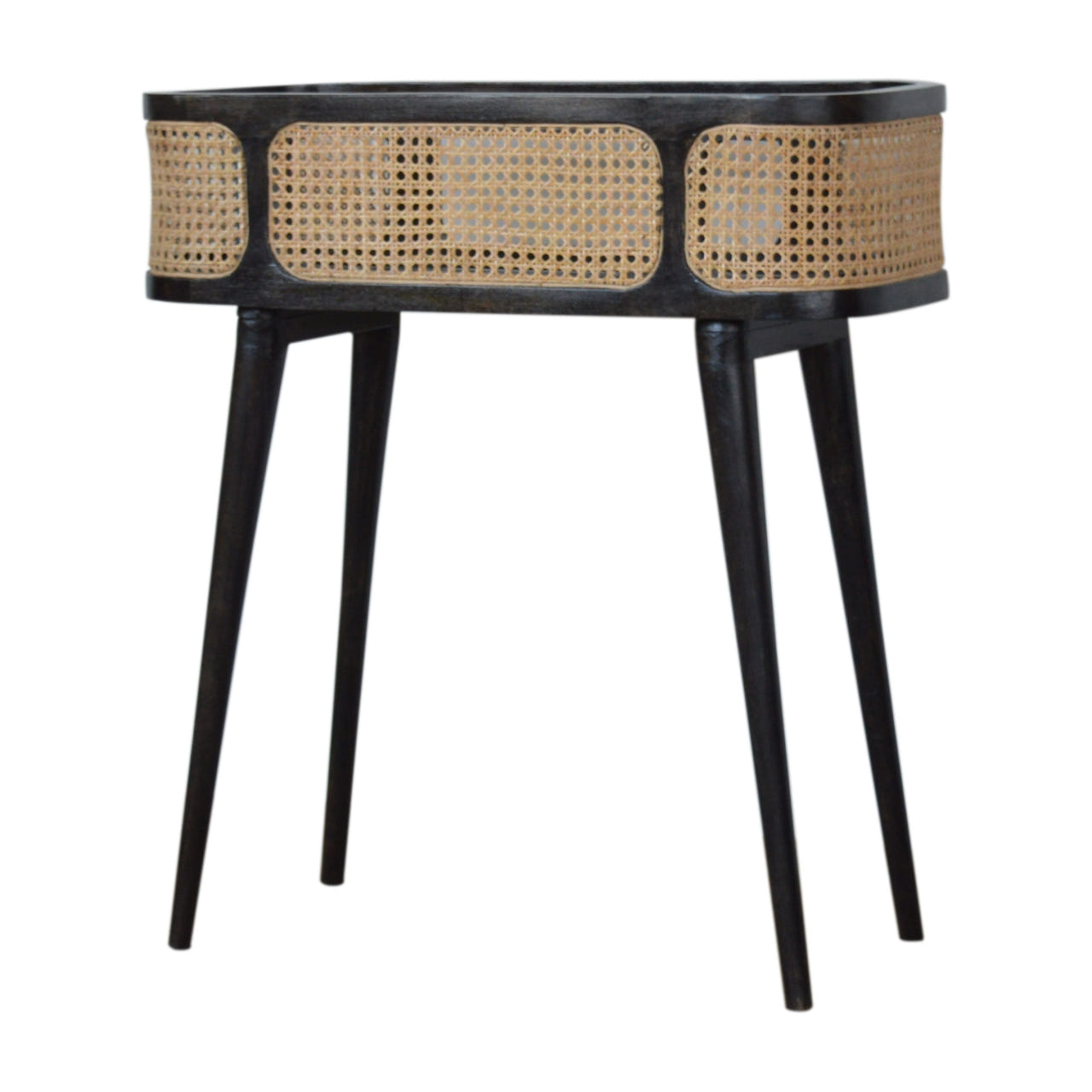 Larissa Carbon Black Tray Table Accent Piece