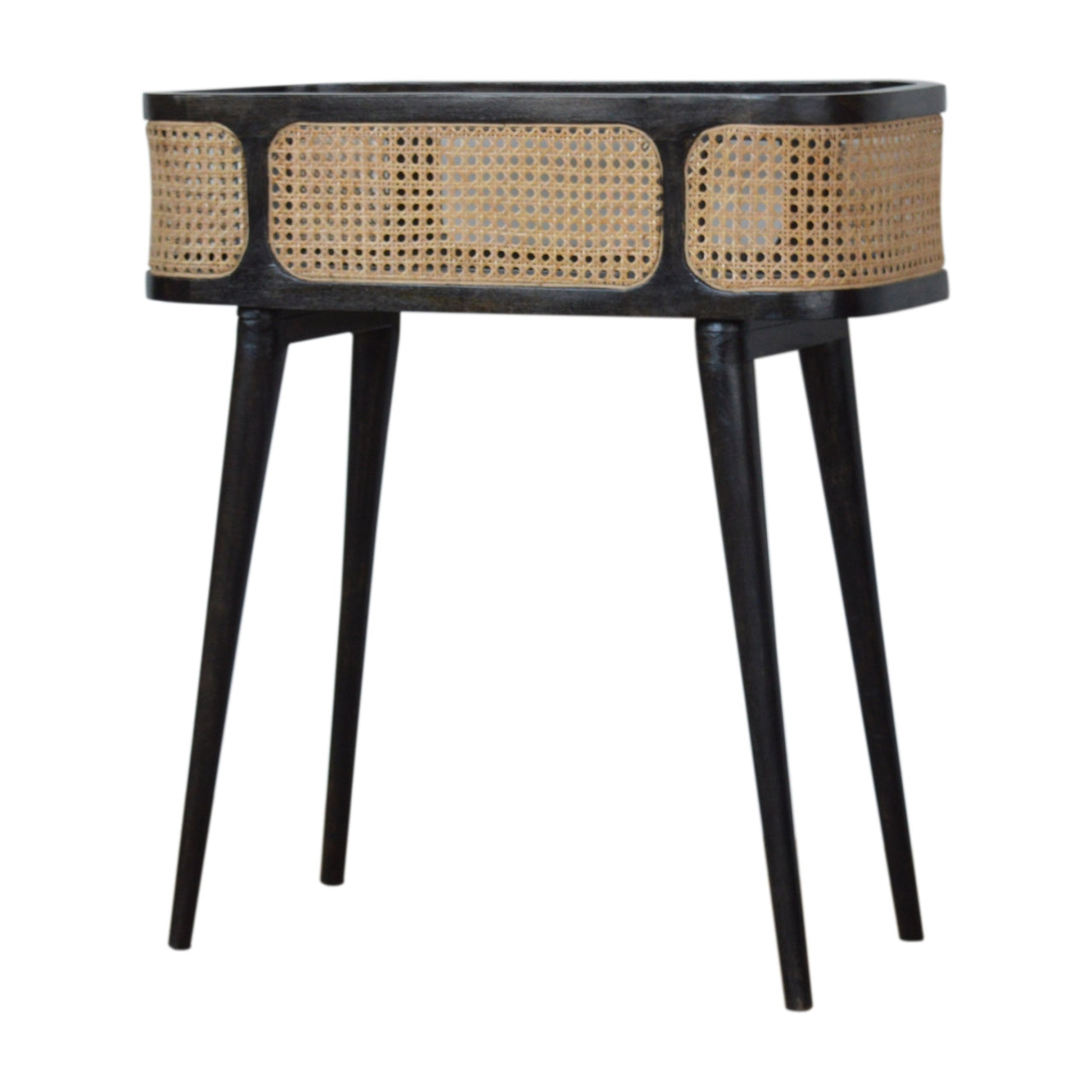 Larissa Carbon Black Tray Table Accent Piece