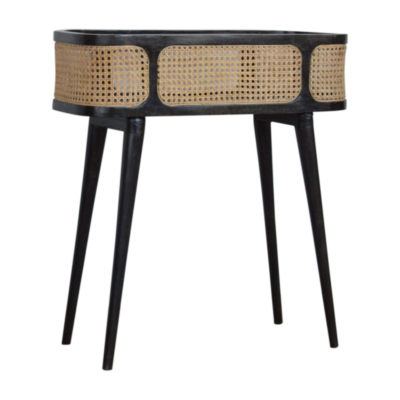Larissa Carbon Black Tray Table Accent Piece