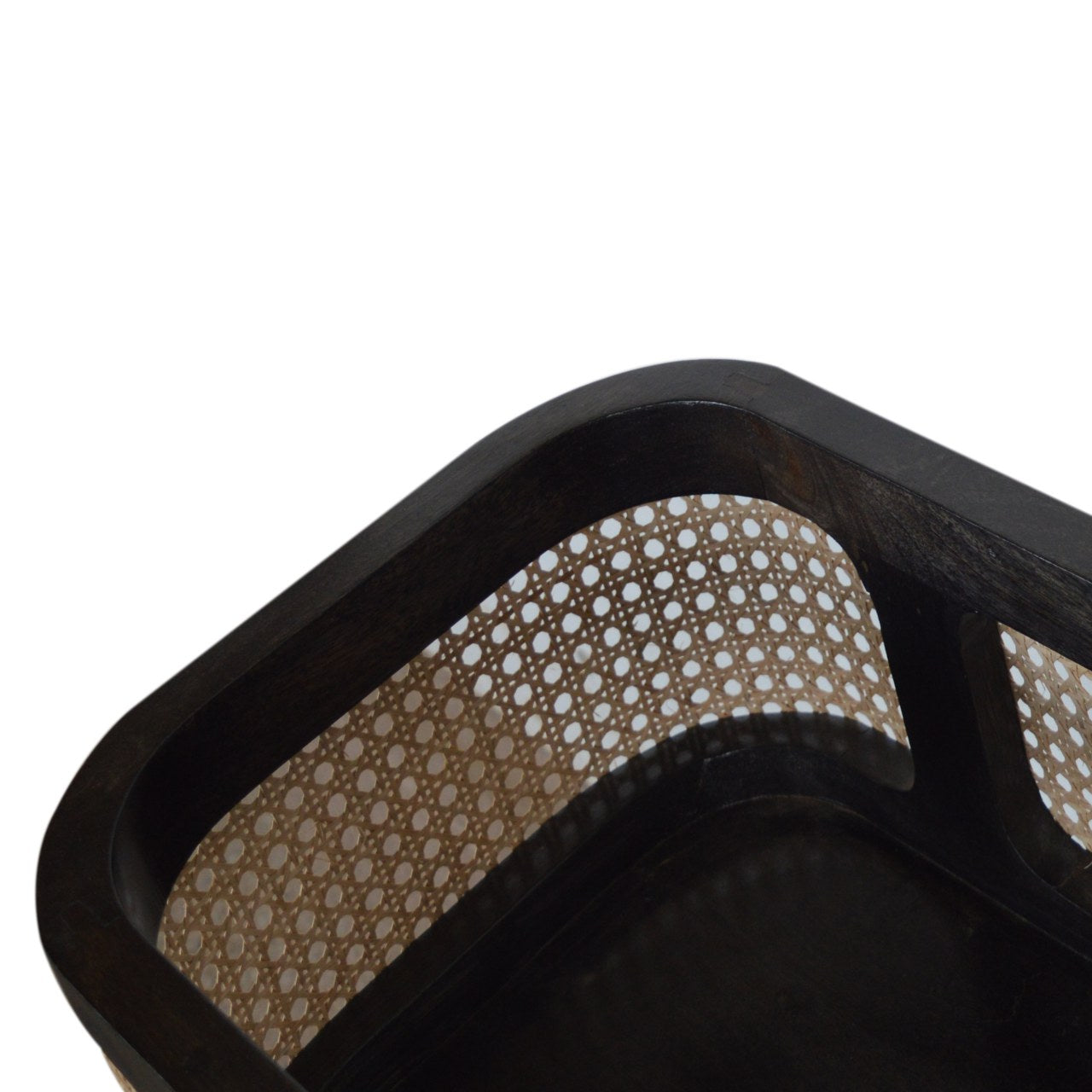 Larissa Carbon Black Tray Table Accent Piece