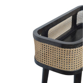 Larissa Carbon Black Tray Table Accent Piece