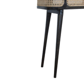 Larissa Carbon Black Tray Table Accent Piece