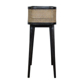 Larissa Carbon Black Tray Table Accent Piece