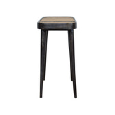 Larissa Carbon Black Console Table | Rattan