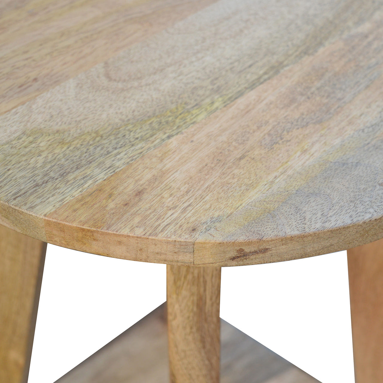 Oak-ish Bar Footstool