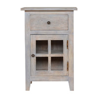 Mini Stone Wash Bedside Table