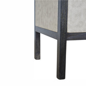 Faux Leather Bedside Table