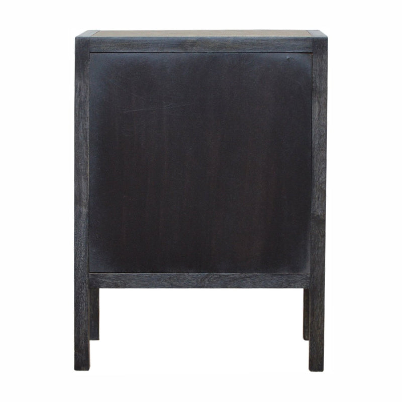 Faux Leather Bedside Table