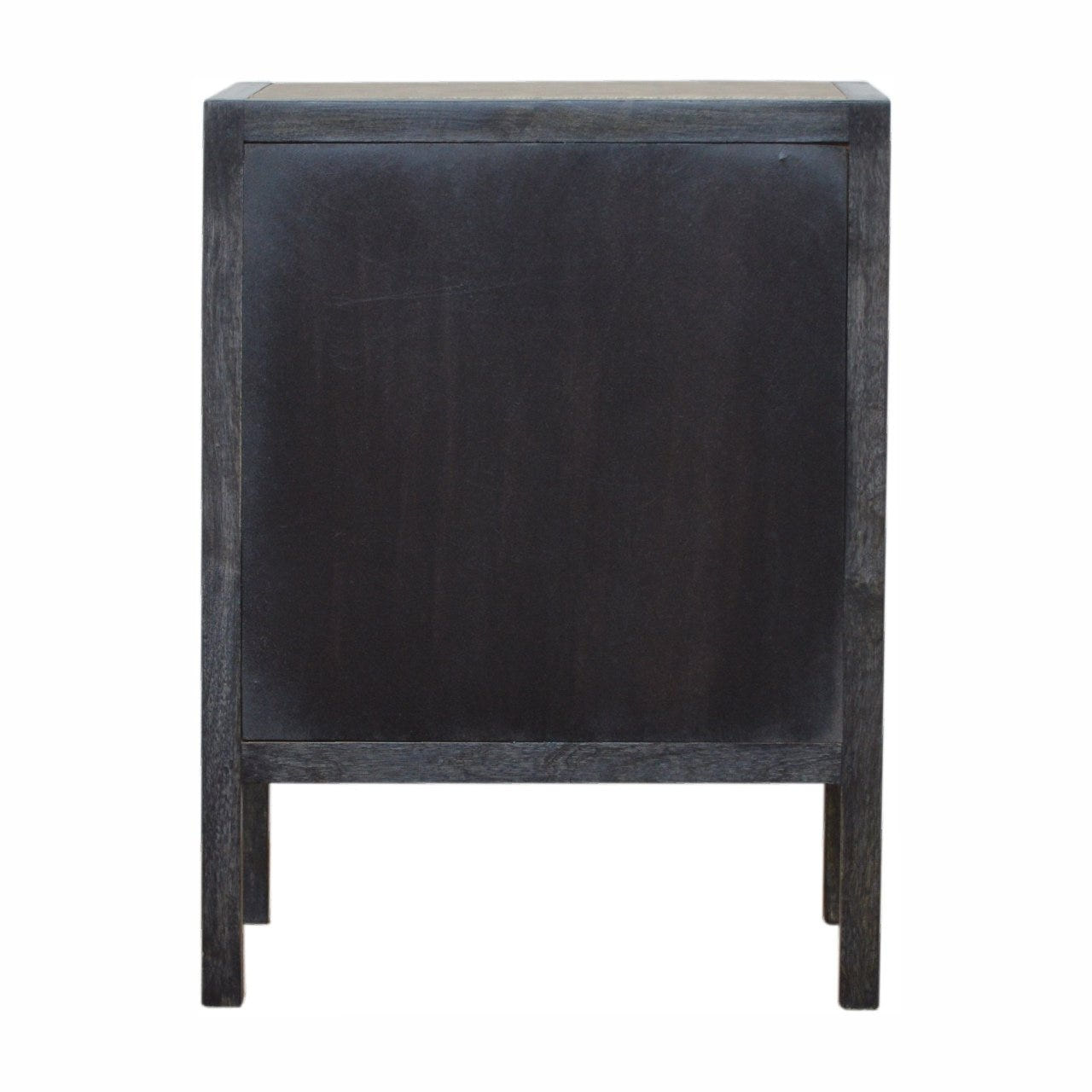 Faux Leather Bedside Table