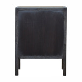 Faux Leather Bedside Table
