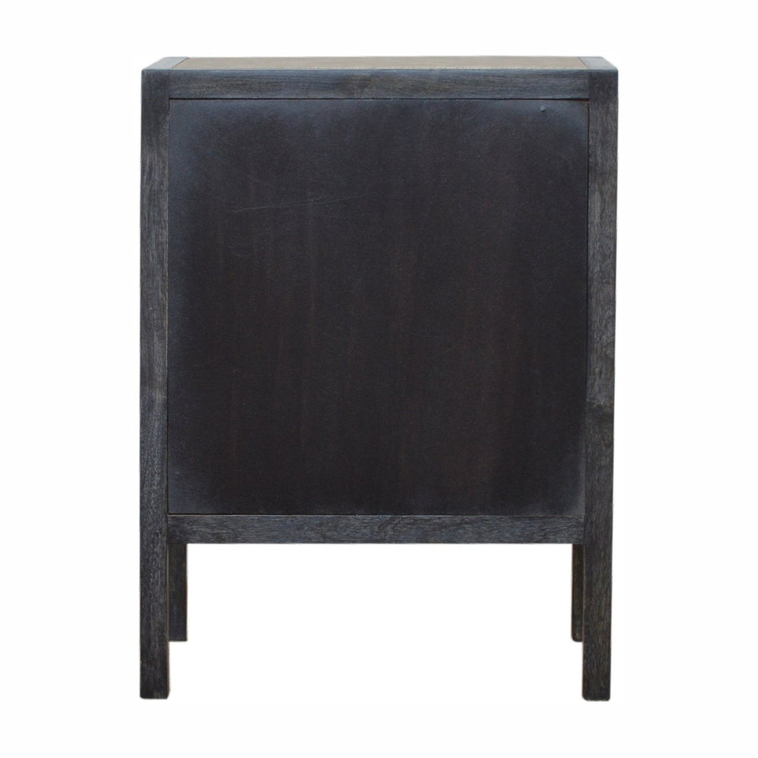Faux Leather Bedside Table