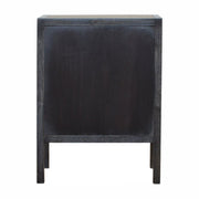 Faux Leather Bedside Table
