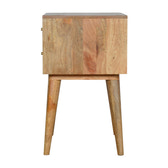 Blue Patterned Bedside Table