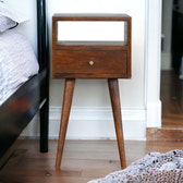 Mini Chestnut Bedside Table