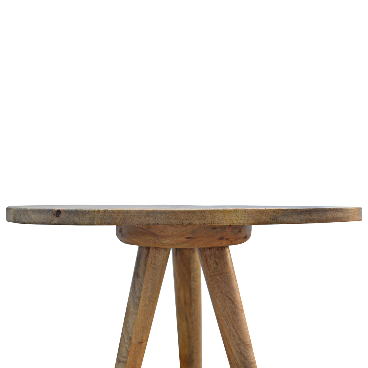 Triangular Accent Tripod Footstool