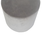 Grey Velvet Wooden Footstool | Cotton Velvet
