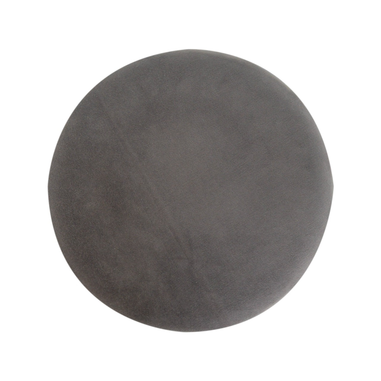 Grey Velvet Wooden Footstool | Cotton Velvet