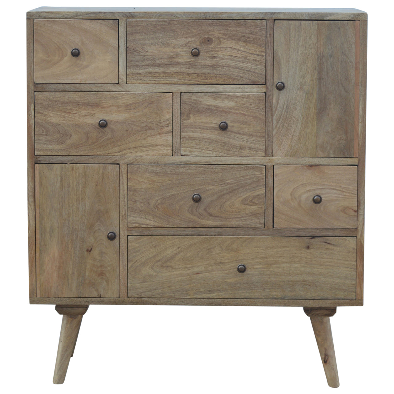 Nordic Solid Wood Multi Chest of Drawers | Oak Mango Wood