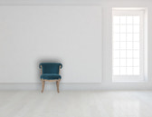 Teal Velvet Studded Chair | Cotton Velvet