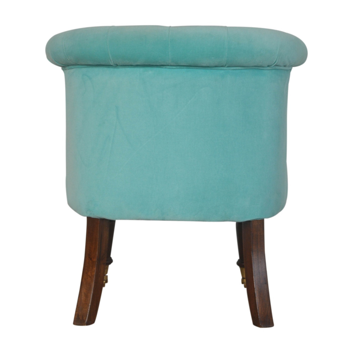 Turquoise Velvet Accent Chair | Cotton Velvet