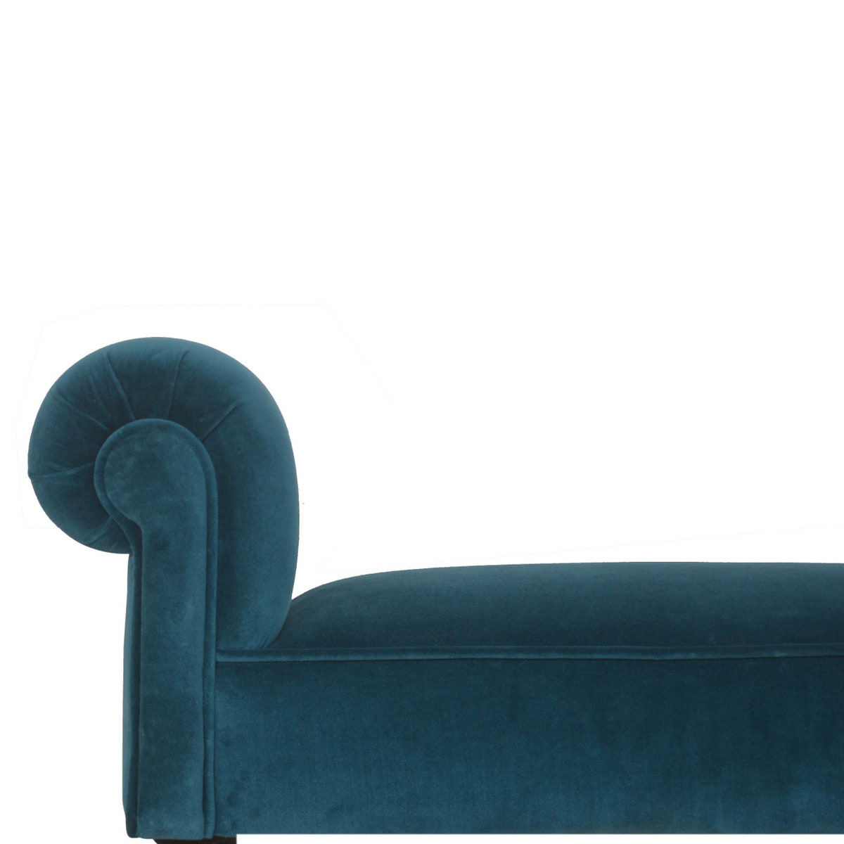 Teal Velvet Bench | Cotton Velvet